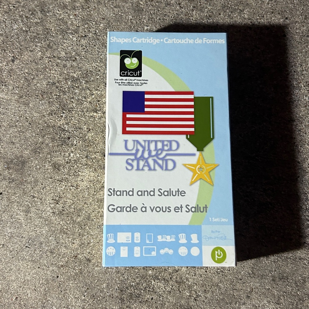 Cricut Stand and Salute Cartridge with Patriotic Designs